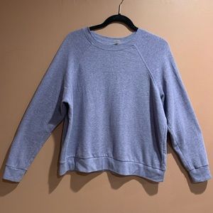 Comfy casual purple sweatshirt